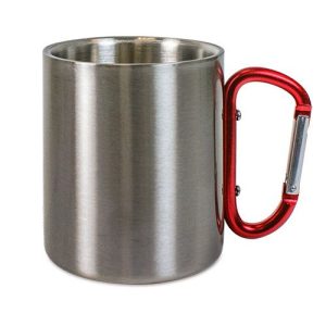 Karabiner Becher aus Edelstahl